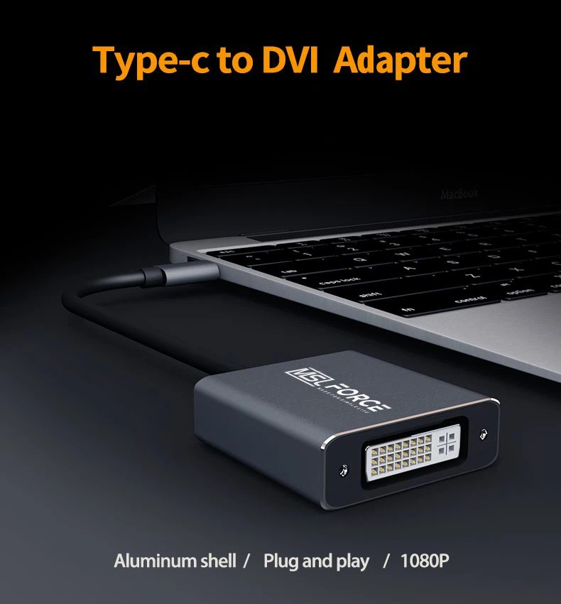 USB C TO DVI Active adapter