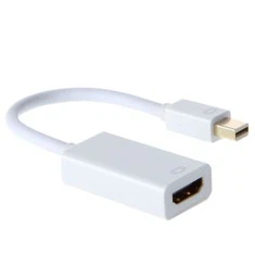 มืออาชีพจำหน่าย Mini Displayport เพื่อแปลงสาย HDMI (Macbook, Unibody Macbook Pro, Macbook Air, Mac Mini เป็นต้น) ด้วยสายเคเบิลเสียง M/F ที่ดีขึ้น