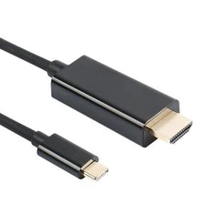C USB กับสาย HDMI (5.9ft/1.8m), USB 3.1 C ชายชนิด (รองรับ Thunderbolt 3) สายต่อชาย 4K HDMI สำหรับ 2016 MacBook Pro ใหม่ MacBook, ChromeBook Pixel และอื่น ๆ