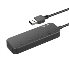 USB HUB 4 พอร์ตพร้อมสวิตช์สัมผัสส่วนบุคคล