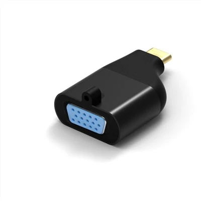 อะแดปเตอร์ Mini USB C เป็น VGA พร้อมการออกแบบพวงกุญแจ