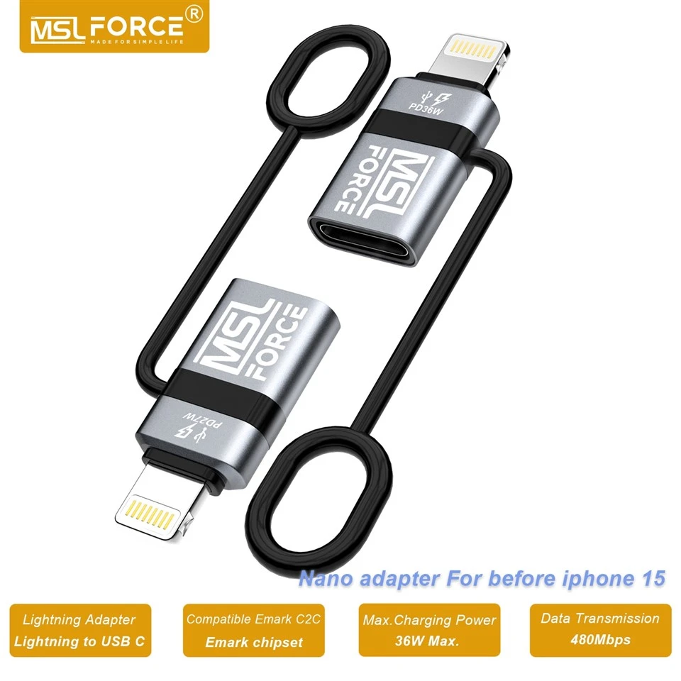 อะแดปเตอร์แปลง iPhone USB-C IOS เป็น Type-C